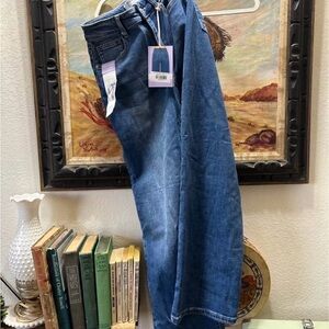 Wax Jean Women's Blue Flare & Wide Leg Jeans Size 1 (24)